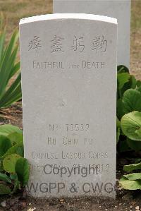 St. Sever Cemetery Extension Rouen - Hu Chin Fu, 
